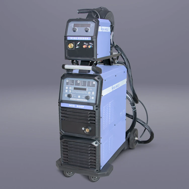 دستگاه جوش co2 پالسی سه فاز صنعتی 500 آمپر هوولد MIG-500P